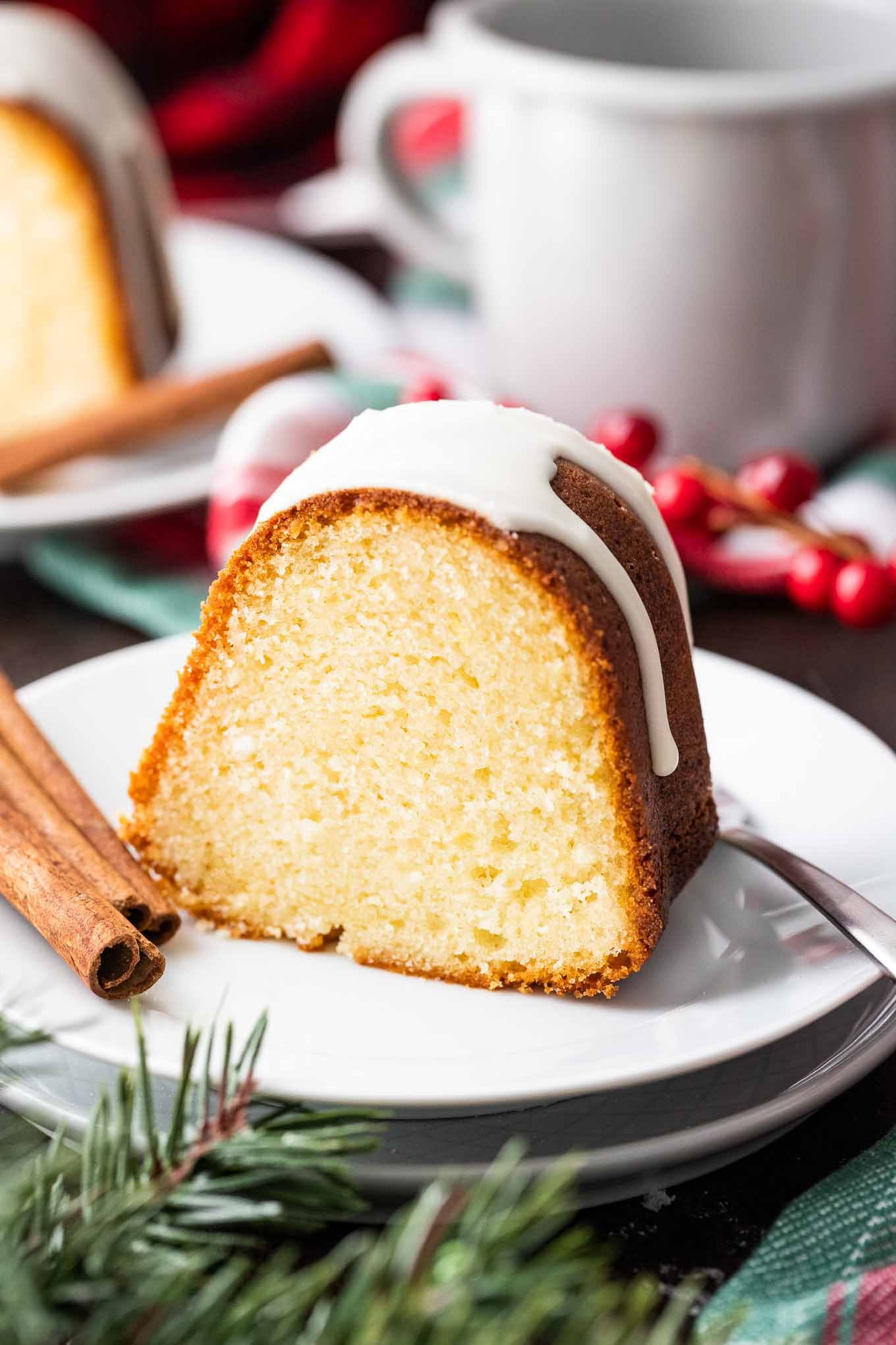 Eggnog Bundt Cake