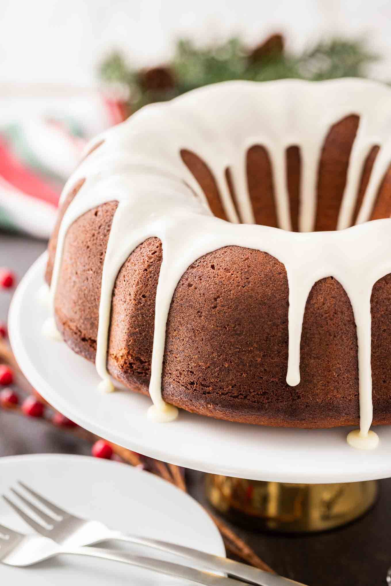 Eggnog Bundt Cake