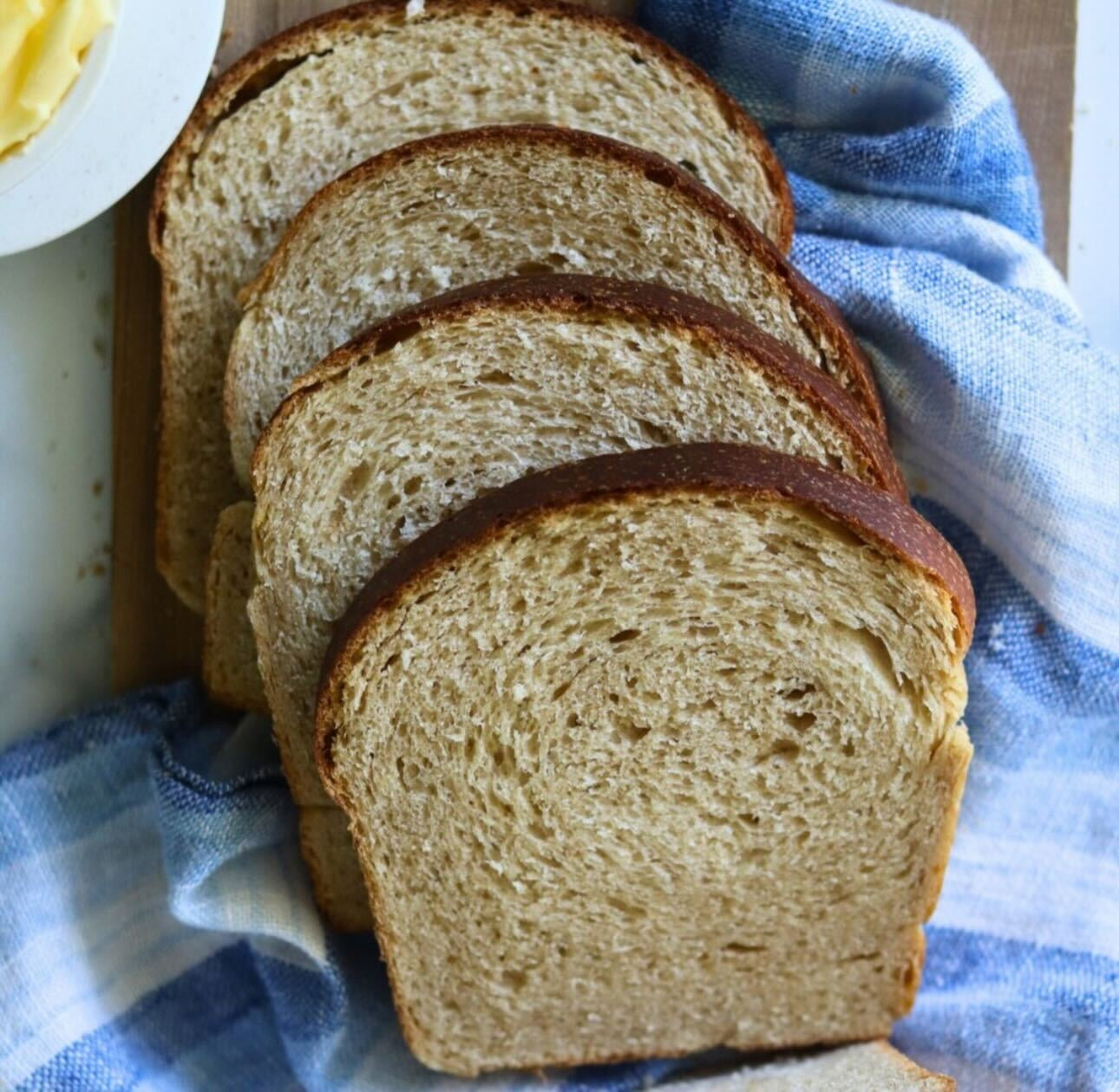 Whole Wheat Sourdough Sandwich Bread