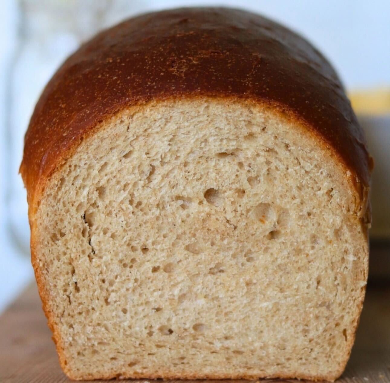 Whole Wheat Sourdough Sandwich Bread