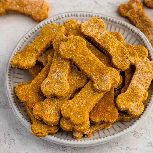 Pumpkin Peanut Butter Dog Treats